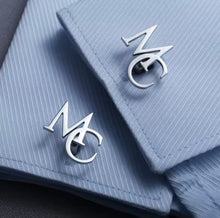 Load image into Gallery viewer, INITIAL CUFFLINKS • FONT 2