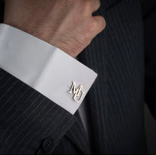 Load image into Gallery viewer, INITIAL CUFFLINKS • FONT 2