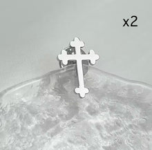 Load image into Gallery viewer, ORTHODOX CROSS PIN (BUNDLE x2)
