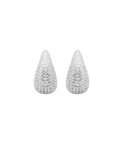 Load image into Gallery viewer, BRENNEN EARRINGS WHITE GOLD