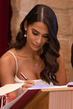 Load image into Gallery viewer, VERONA - Crystal Pearl Drop Earrings - Gold