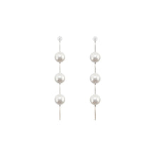 Load image into Gallery viewer, BRIA EARRINGS WHITE GOLD