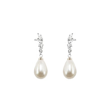 Load image into Gallery viewer, SERENE EARRINGS WHITE GOLD