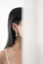 Load image into Gallery viewer, CARISSA EARRINGS WHITE GOLD