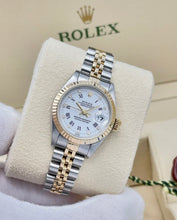 Load image into Gallery viewer, Rolex Lady-Datejust 26 White Roman Diamond Dial
