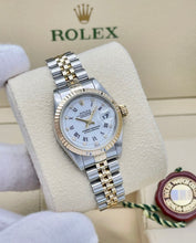 Load image into Gallery viewer, Rolex Lady-Datejust 26 White Roman Diamond Dial
