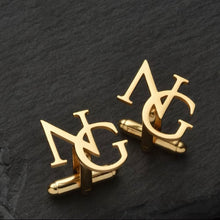 Load image into Gallery viewer, INITIAL CUFFLINKS • FONT 2
