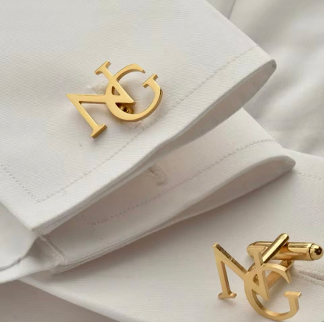 INITIAL CUFFLINKS • FONT 2