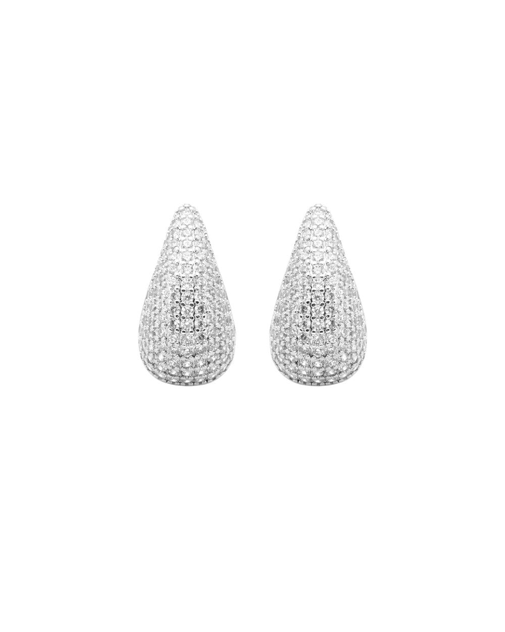 BRENNEN EARRINGS WHITE GOLD