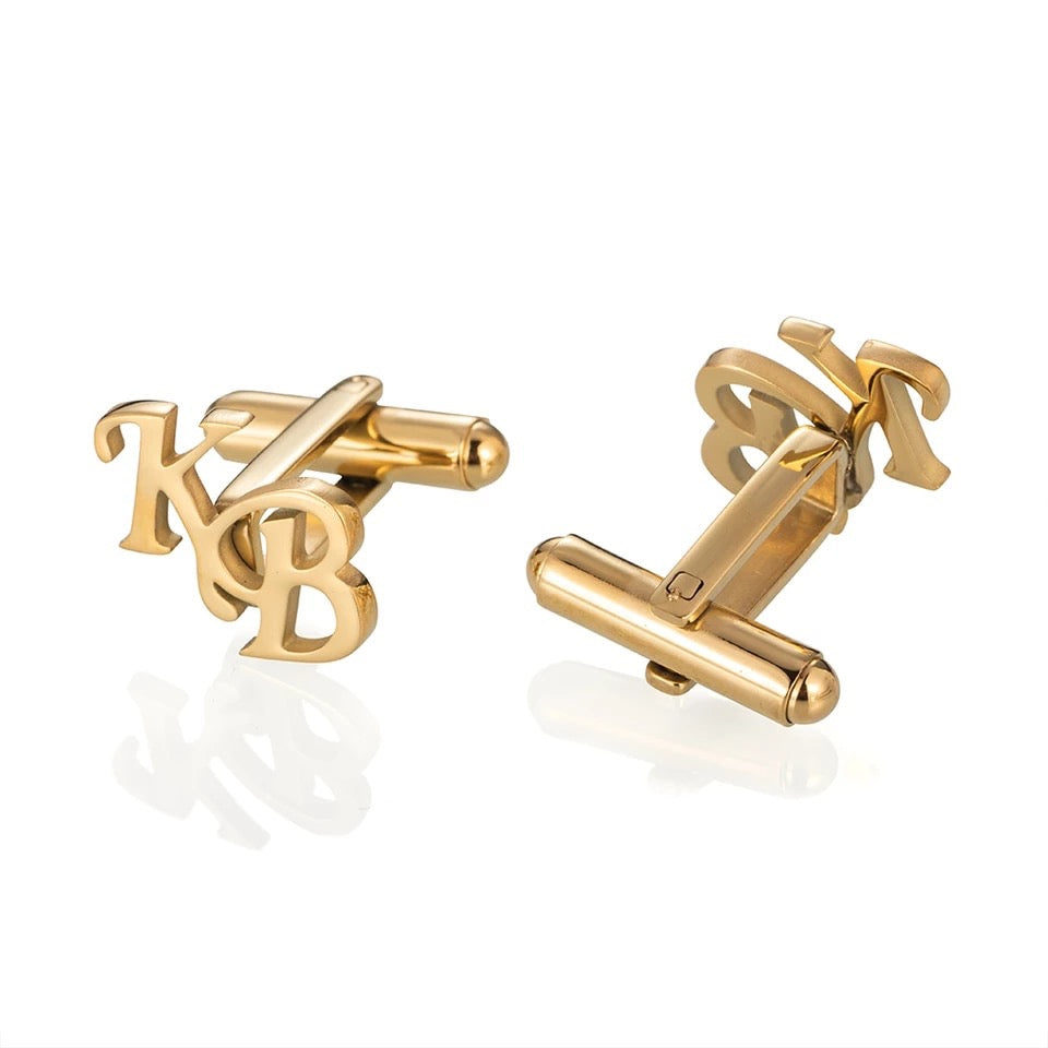 INITIAL CUFFLINKS • FONT 1