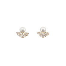 Load image into Gallery viewer, FLEUR EARRINGS GOLD
